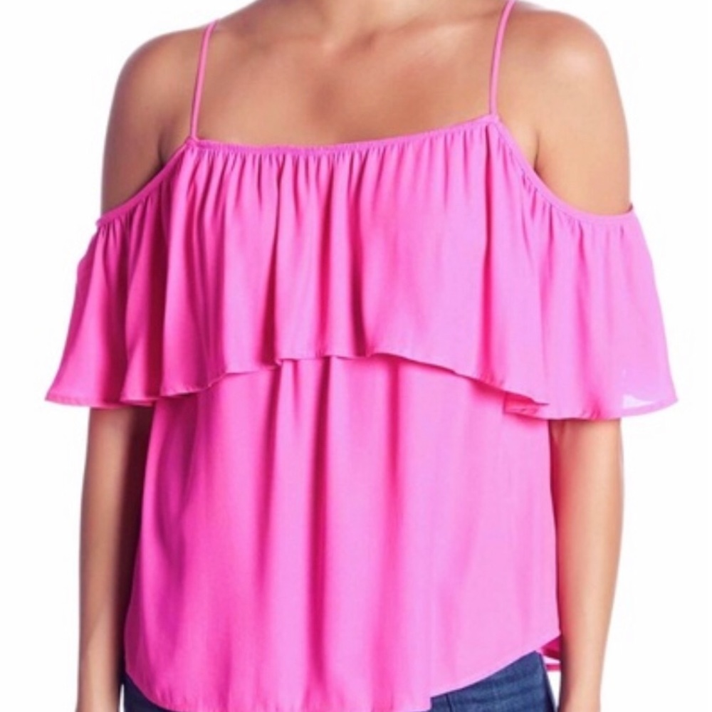 Nordstrom Lush Coldshoulder Top